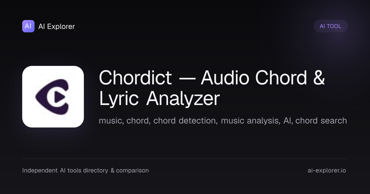 Chordict — Audio Chord & Lyric Analyzer - Reviews, Pricing and ...