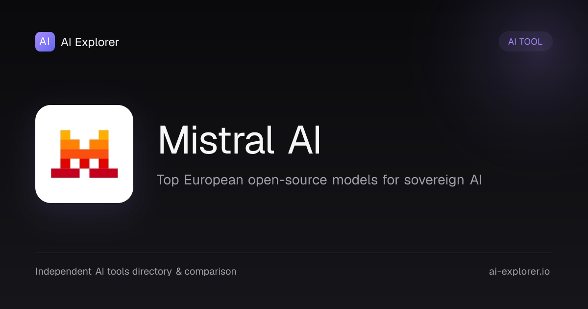 Mistral AI - Reviews, Pricing and Alternatives | AI Explorer