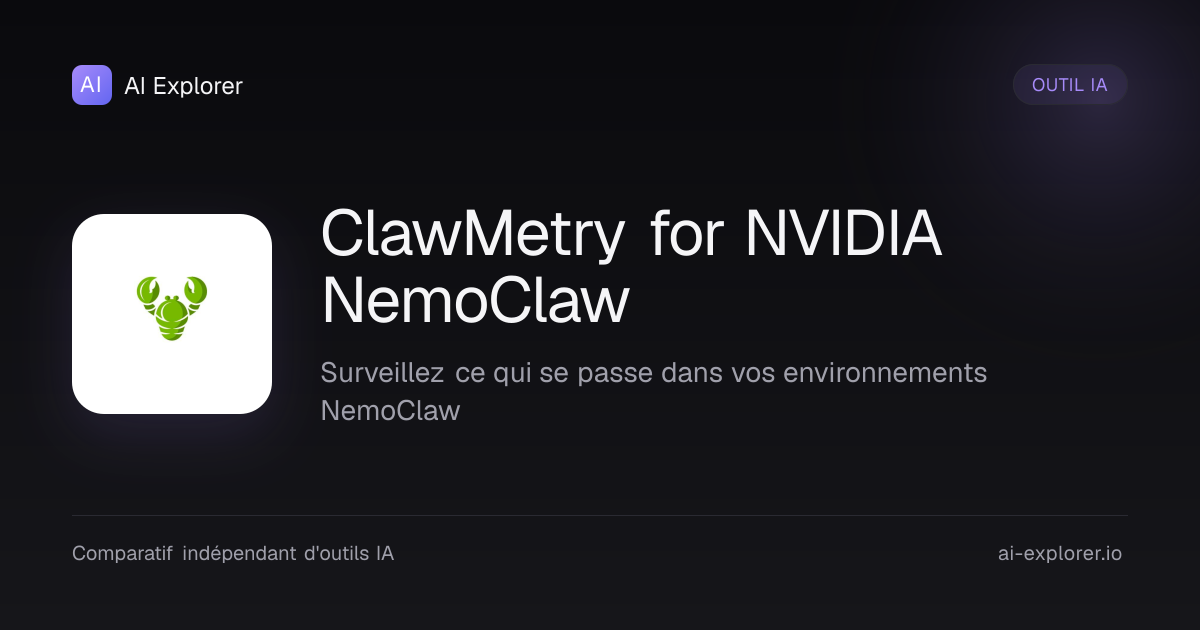ClawMetry for NVIDIA NemoClaw - Avis, Prix et Alternatives