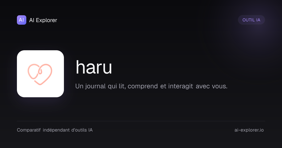 haru - Avis, Prix et Alternatives