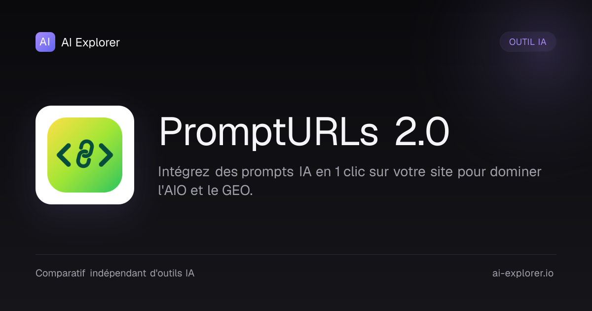 PromptURLs 2.0 - Avis, Prix et Alternatives