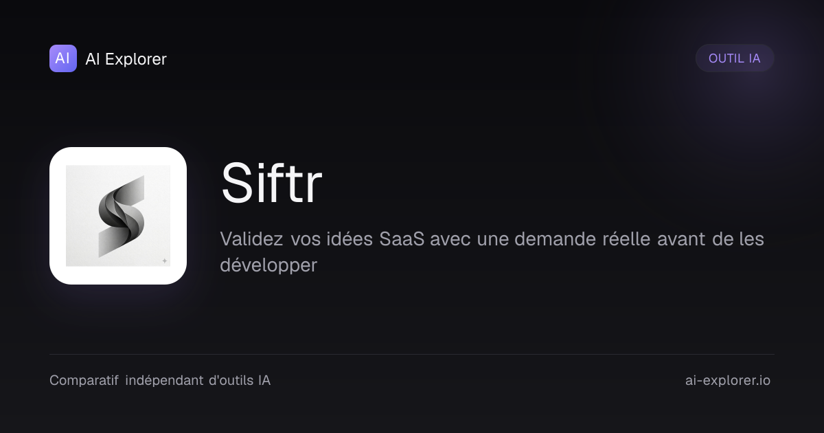 Siftr - Avis, Prix et Alternatives