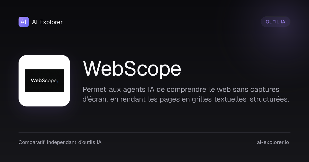 WebScope - Avis, Prix et Alternatives